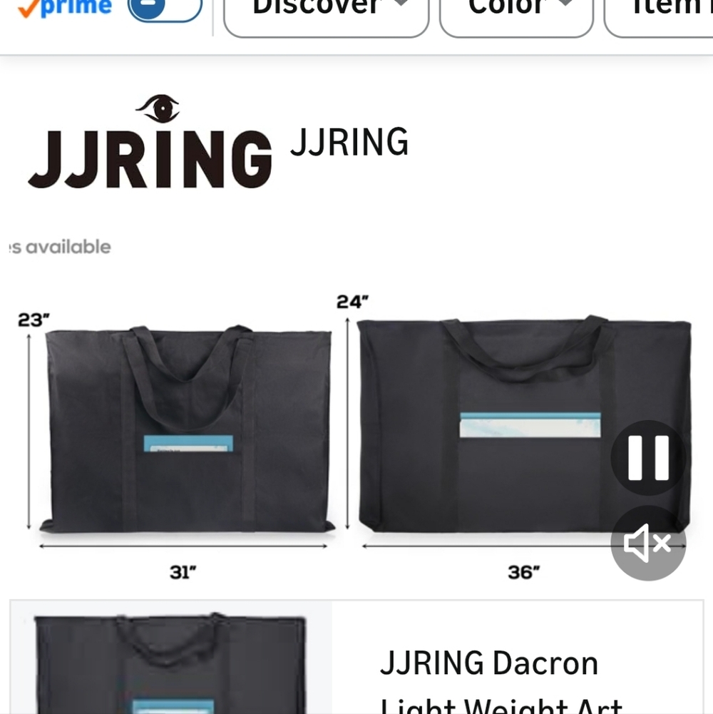 Art Portfolio Lightweight Bag 24x36"